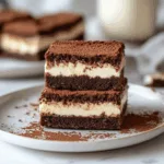 Tiramisu Brownie Bars