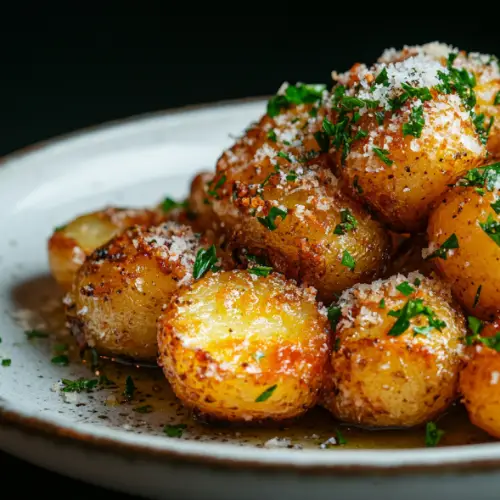 Crispy Parmesan Roasted Potatoes