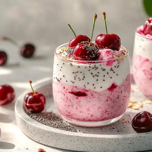 Cherry Overnight Oats