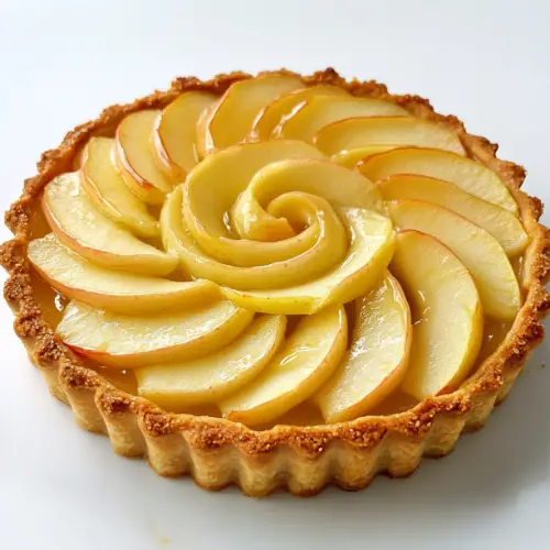 Elegant Apple Frangipane Tart