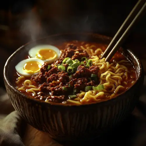 Spicy Beef Ramen Bowl