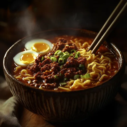 Spicy Beef Ramen Bowl
