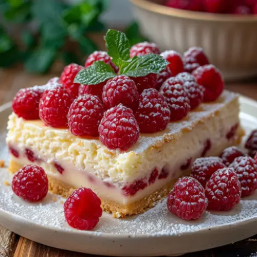 White Chocolate Raspberry Tart