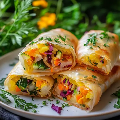 Crispy Vegetable Spring Rolls