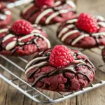 Red Velvet Raspberry Cookies