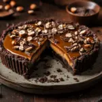 Tarte Brownie Caramel Noisette (Brownie Caramel Hazelnut Tart) 3 Tarte Brownie Caramel Noisette (Brownie Caramel Hazelnut Tart)