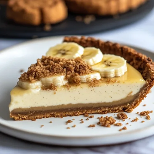 Banana Biscoff Tart
