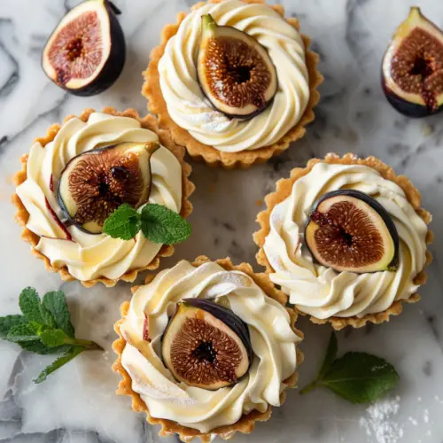 Fresh Fig and Mascarpone Tartlets