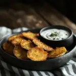 Crispy Zucchini Fritters with Herbed Yogurt Dip 3 Crispy Zucchini Fritters with Herbed Yogurt Dip