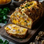 Savory Butternut Squash, Ham & Cheese Loaf