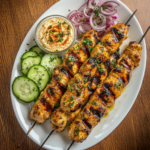 Middle Eastern Chicken Tawook Skewers 2 Middle Eastern Chicken Tawook Skewers
