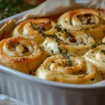 Savory Cheddar Herb Pinwheel Rolls