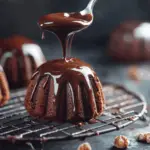 Mini Chocolate Bundt Cakes with Ganache Glaze 2 Mini Chocolate Bundt Cakes with Ganache Glaze