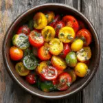 Marinated Heirloom Cherry Tomato Salad