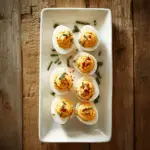 Classic Deviled Eggs with Chives and Paprika 3 Classic Deviled Eggs with Chives and Paprika