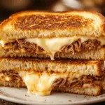Pulled Beef Grilled Cheese Sandwich 3 Pulled Beef Grilled Cheese Sandwich