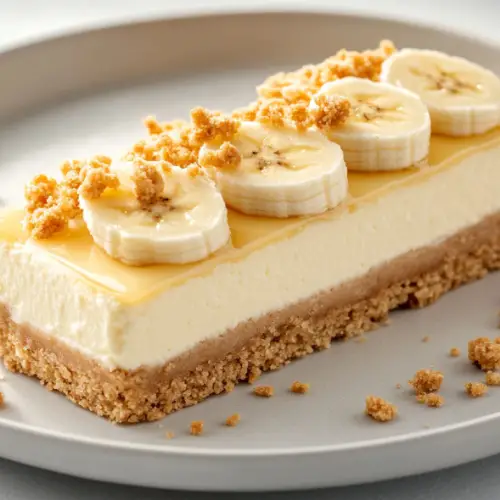 No-Bake Banana Cream Cheesecake
