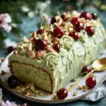 Pistachio Cherry Loaf Cake
