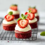 Mini Red Velvet Layer Cakes with Cream Cheese Frosting 3 Mini Red Velvet Layer Cakes with Cream Cheese Frosting