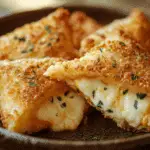 Crispy Cheese-Stuffed Pastry Triangles