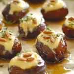 Brie-Stuffed Dates with Almonds and Honey 3 Brie-Stuffed Dates with Almonds and Honey