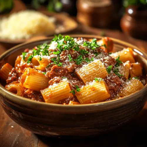 Paccheri al Ragù