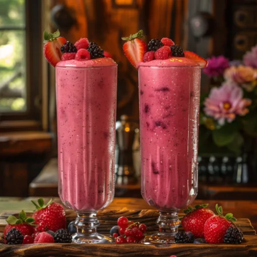 Mixed Berry Breakfast Smoothie
