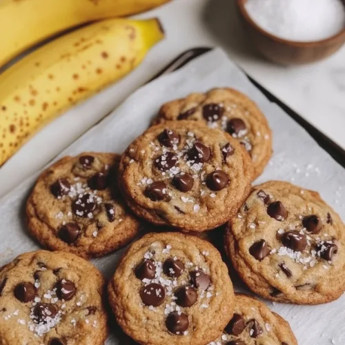Banana Chocolate Chip Cookies