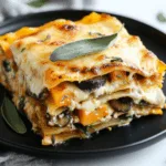 Creamy Mushroom Butternut Squash Lasagna