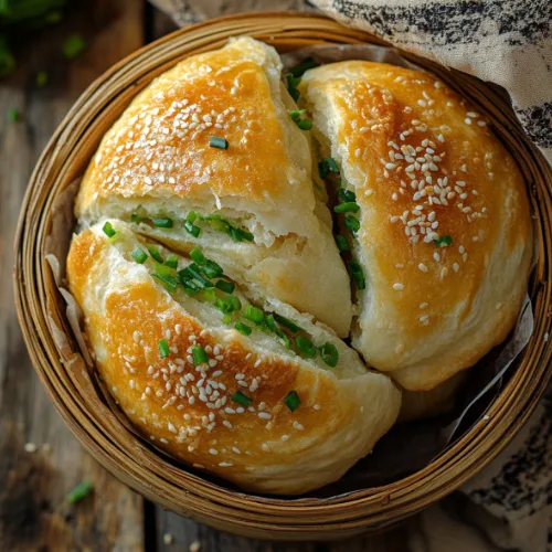 Green Onion (Scallion) Shao Bing – Baked