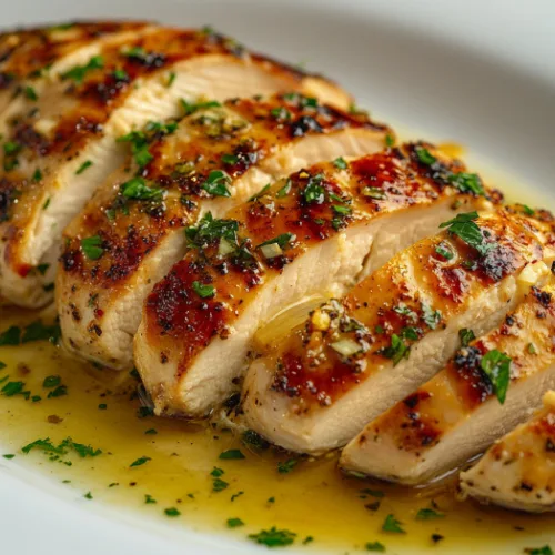 Garlic Herb Butter Chicken Breast