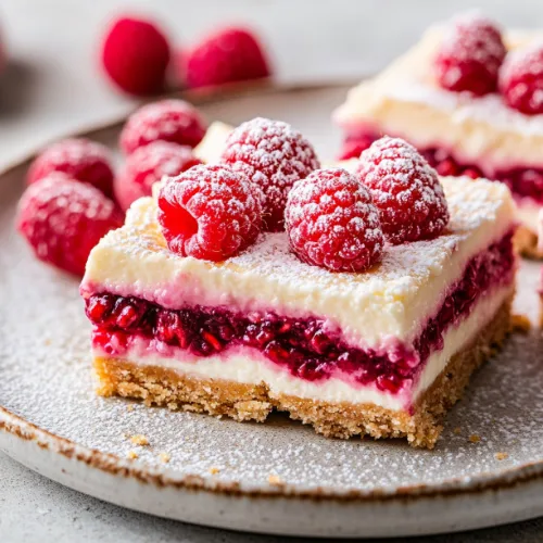 Raspberry Cream Cheese Bars