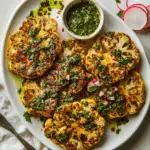 Roasted Cauliflower Steaks with Chimichurri 3 Roasted Cauliflower Steaks with Chimichurri