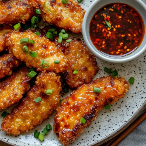 Crispy Fried Vegetable Gyoza