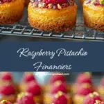 Raspberry Pistachio Financiers 2 Raspberry Pistachio Financiers