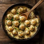 Creamy Garlic Parmesan Mushrooms