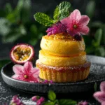 Passion Fruit Mousse Tartlets