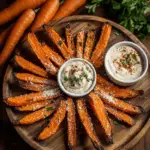 Crispy Baked Carrot Fries with Spicy Aioli 3 Crispy Baked Carrot Fries with Spicy Aioli