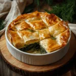 Greek Spanakopita (Spinach and Feta Phyllo Pie)