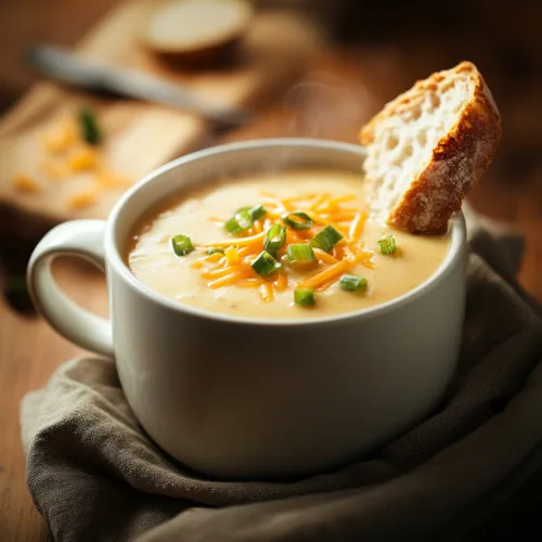 Creamy Cheddar Potato Soup