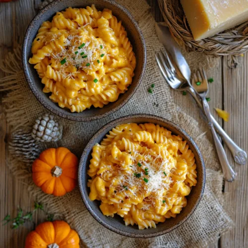 Creamy Pumpkin Mac and Cheese