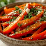 Marinated Roasted Red Peppers with Garlic & Herbs