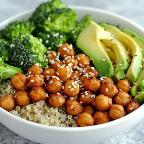 Nourishing Quinoa Chickpea Buddha Bowl