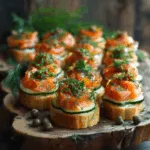 Smoked Salmon Cucumber Bites