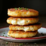 Crispy Cheese-Stuffed Potato Cakes