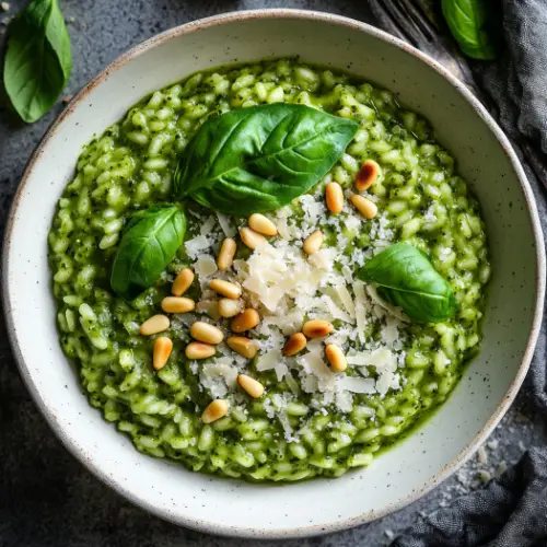 Creamy Pesto Risotto