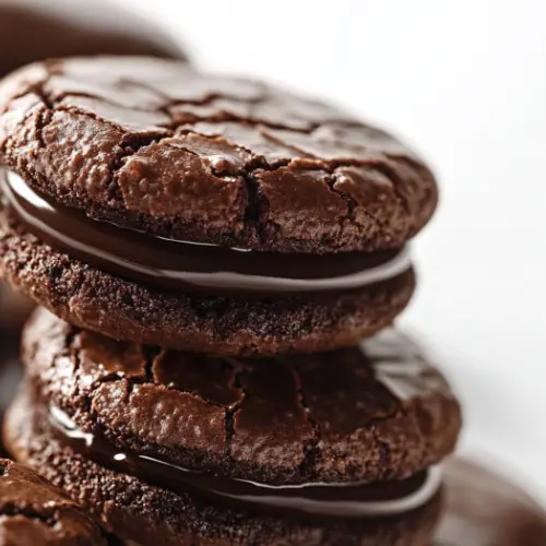 Fudgy Brownie Sandwich Cookies