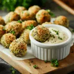 Crispy Broccoli Cheese Bites