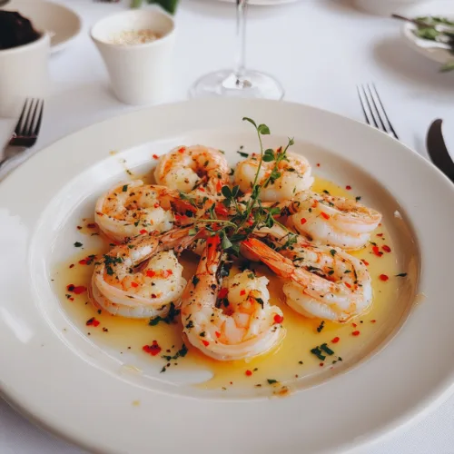 Garlic Butter Grilled Prawns