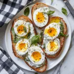 Herbed Yogurt Toast with Soft-Boiled Eggs